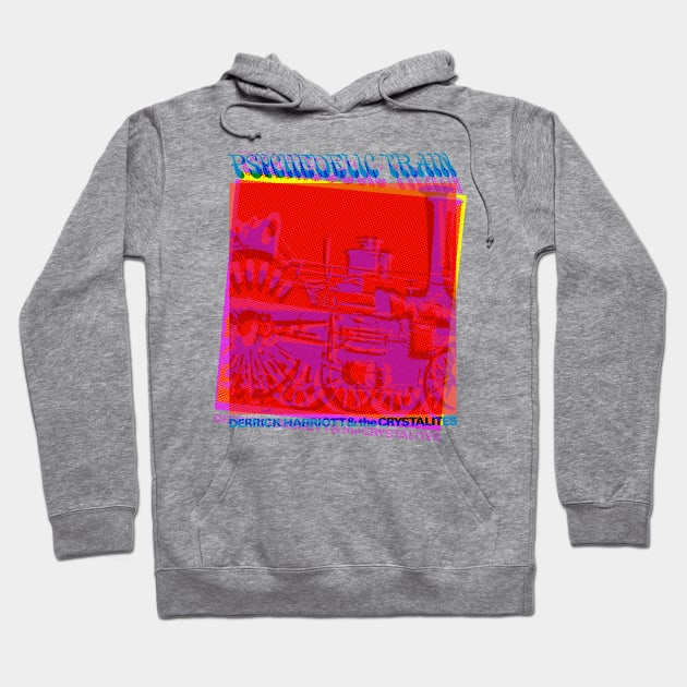 Derrick Harriott Psychedelic Train Hoodie by HAPPY TRIP PRESS